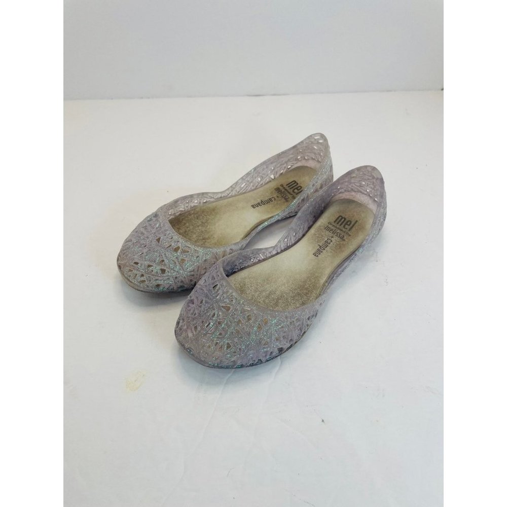 Melissa+Campana Glitter Jelly Flats 11